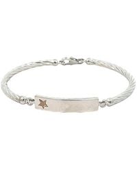 Diamond Select Cuts - Star 0.01 Ct. Tw. Diamond Bangle Bracelet - Lyst