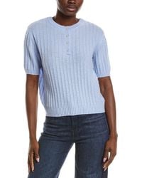NAADAM - Coastal Cashmere Reversible Henley Sweater - Lyst