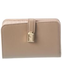Furla - Levante Leather Compact Wallet - Lyst