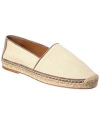 Brunello Cucinelli - Suede & Raffia Espadrille - Lyst