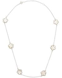 Juvell - 18K Plated Clover Necklace - Lyst
