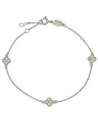 Suzy Levian - 14k 0.24 Ct. Tw. Diamond Station Bracelet - Lyst