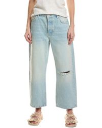 Free People - We The Free Deep Trance Dropped Boyfriend Jean - Lyst