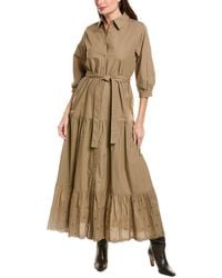 Garrie B - Maxi Shirtdress - Lyst