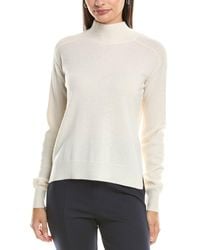 InCashmere - Mock Neck Cashmere Sweater - Lyst