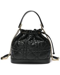 Tiffany & Fred Paris - Large Quilted Leather Drawstring Tote - Lyst