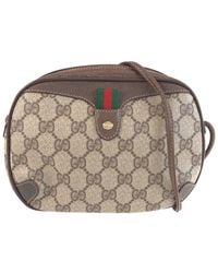 Gucci - Coated/Waterproof Canvas Sherry Line Shoulder Bag (Authentic Pre- Loved) - Lyst