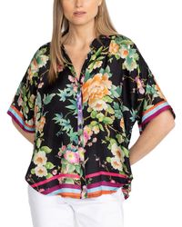 Johnny Was - Johhny Was Petalunah Silk Blouse - Lyst