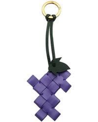 Bottega Veneta - Leather Keychain - Lyst