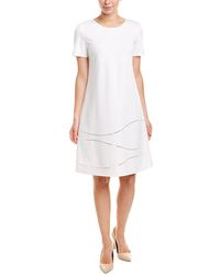 Lafayette 148 New York Jasmin Shift Dress - White