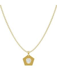 Lab Grown Diamonds - 18K Over 1.00 Ct. Tw. Lab-Grown Diamond Necklace - Lyst
