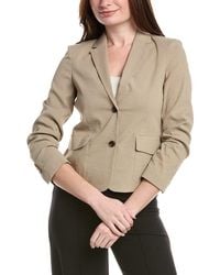 Theory - Shrunken Pocket Linen-Blend Vest - Lyst