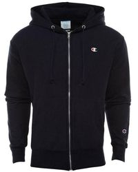 Champion Full Zip Hoodie - Black