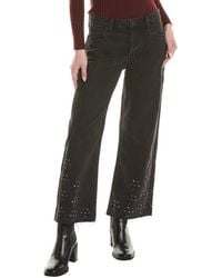 Hudson Jeans - Rosie Black High-rise Wide Leg Jean - Lyst