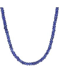 Rina Limor - 26.00 Ct. Tw. Sapphire Bead Necklace - Lyst