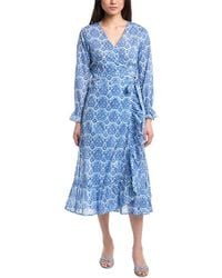 MER ST BARTH - Genevieve Ruffle Wrap Dress - Lyst