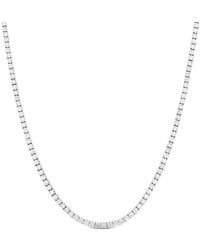 Ring Concierge - 14K 7.00 Ct. Tw. Diamond Tennis Necklace - Lyst