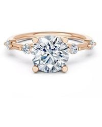 Lab Grown Diamonds - 14K Rose 1.45 Ct. Tw. Lab-Grown Diamond Ring - Lyst