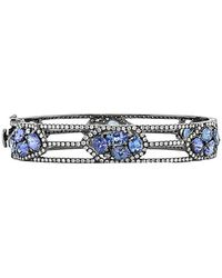 Diana M. Jewels - Fine Jewelry 18k 13.70 Ct. Tw. Diamond & Tanzanite Bracelet - Lyst