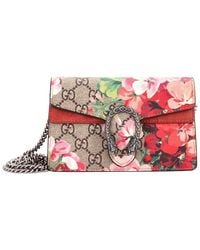 Gucci - Blooms Print Gg Coated Canvas Dionysus Bag Super Mini (Authentic Pre-Loved) - Lyst