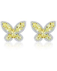 Suzy Levian CZ Jewelry - Suzy Levian Gala Collection Cz Stud Earrings - Lyst