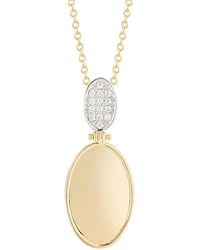 Reiss - 14K 0.14 Ct. Tw. Diamond Necklace - Lyst