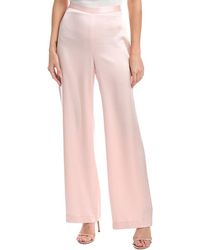 St. John - Liquid Satin Elastic Waist Pull-on Pant - Lyst