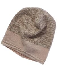 Portolano - 100% Cashmere Slouchy Hat - Lyst