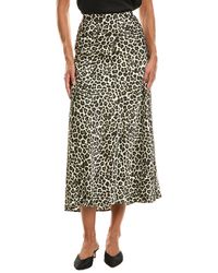 Anne Klein - Bias Flared Skirt - Lyst