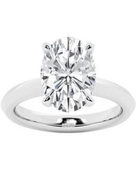 Lab Grown Diamonds - 14K 4.00 Ct. Tw. Lab-Grown Diamond Solitaire Engagement Ring - Lyst
