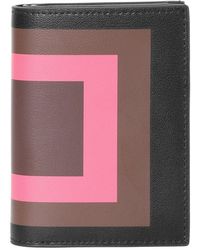 Tiffany & Fred Paris - Geometric Print Leather Wallet - Lyst