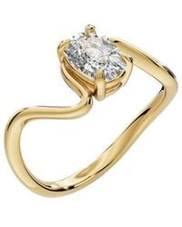 Lab Grown Diamonds - 18K Over 1.00 Ct. Tw. Lab-Grown Diamond Ring - Lyst