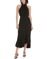 MILLY - Nalani Midi Dress - Lyst