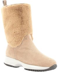 Hogan - Interactive Leather Bootie - Lyst