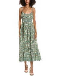 Max Studio - Double Spaghetti Strap Midi Dress - Lyst