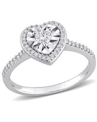 Rina Limor - 14K 0.32 Ct. Tw. Diamond Halo Ring - Lyst