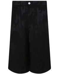 McQueen - Logo Jacquard Shorts - Lyst