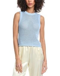 Toccin - Estelle Crochet Racer Tank Top - Lyst