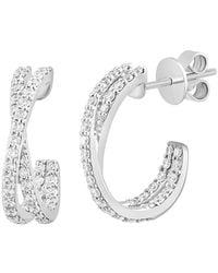 Effy Fine Jewelry - 14K 0.97 Ct. Tw. Lab-Grown Diamond Earrings - Lyst