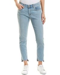 Rag & Bone Wiley Skinny Capri - Blue