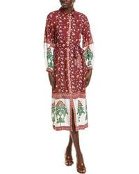 Garrie B - Button-Down Midi Dress - Lyst