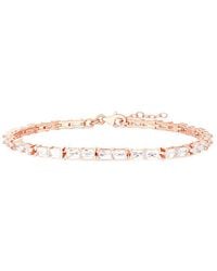 Sphera Milano - 14K Rose Vermeil Cz Tennis Bracelet - Lyst