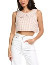 LUXE ALWAYS - Check Top - Lyst