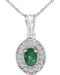 Haus of Brilliance - 14K Diamond & Pendant Necklace - Lyst