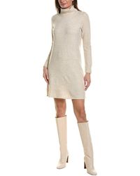 Vince Camuto - Turtleneck Sweaterdress - Lyst