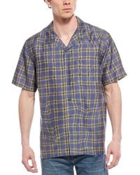 Theory - Wrinkle Check Silk-Blend Shirt - Lyst