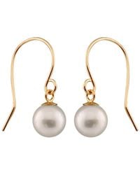 Splendid - 14k 6-6.5mm Pearl Drop Earrings - Lyst