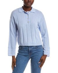 NAADAM - Coastal Cashmere Ribbed Polo Sweater - Lyst