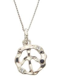 Palm Angels - Peace Sign Necklace - Lyst
