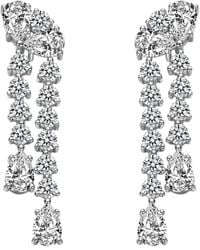 Rachel Glauber - Diamond Cz Dangle Earrings - Lyst